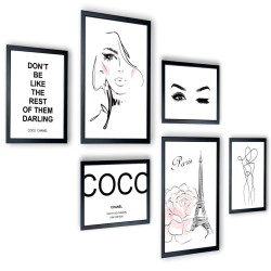Galeria obrazy do salonu Coco Chanel