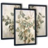 Obrazy do salonu Malowane gałązki Eukaliptusa